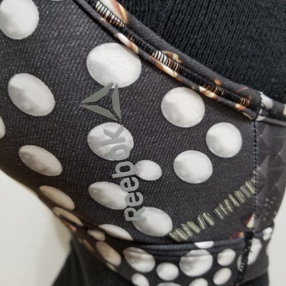 Reebok sports bra XS stud print racerback PlayIce pullover style workout gym - Picture 9 of 15